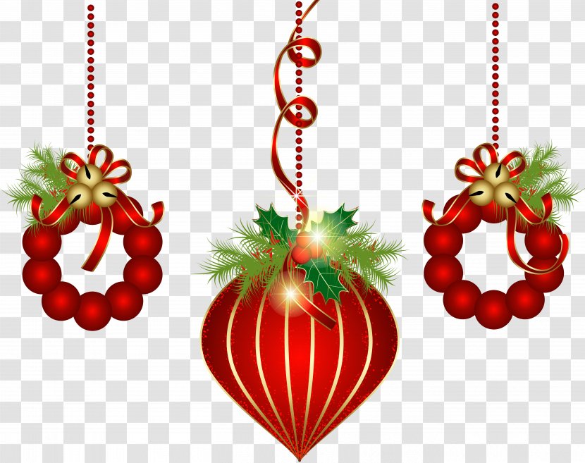 Christmas Ornament Decoration Clip Art - Holiday - Wedding Transparent PNG
