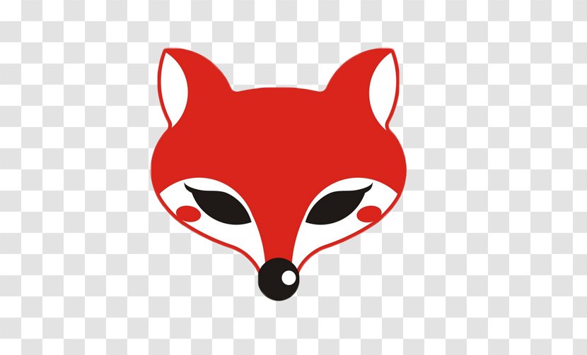 Cartoon Fox - Red - Simple Creative Pictures Transparent PNG
