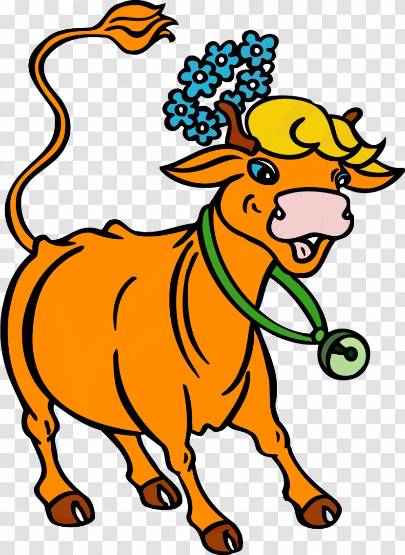 Beef Cattle Chinese Zodiac - New Year - Mascot Cartoon Transparent PNG