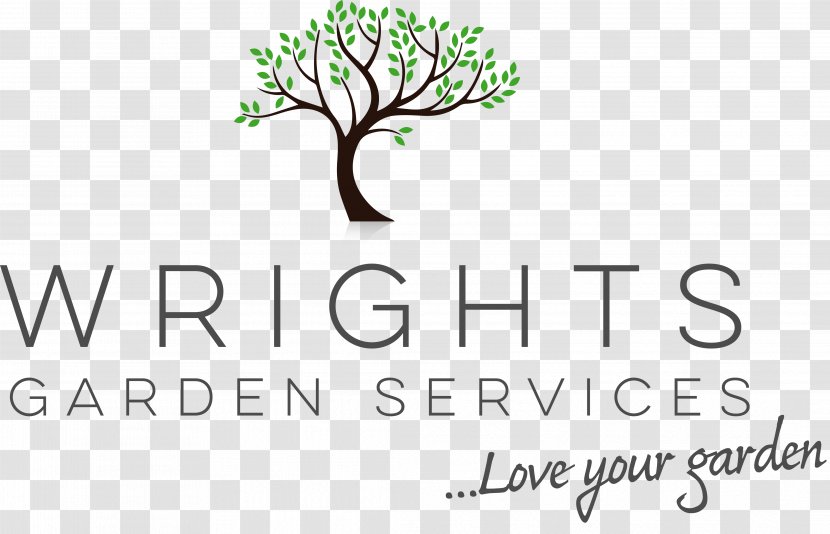 Logo Brand Leaf Plant Stem Font - Garden Services Transparent PNG