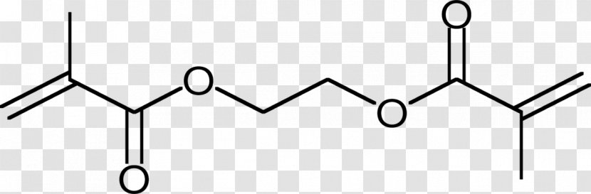Ethylene Glycol Dimethacrylate Oxide Diol - Methacrylic Acid - Molecule Transparent PNG