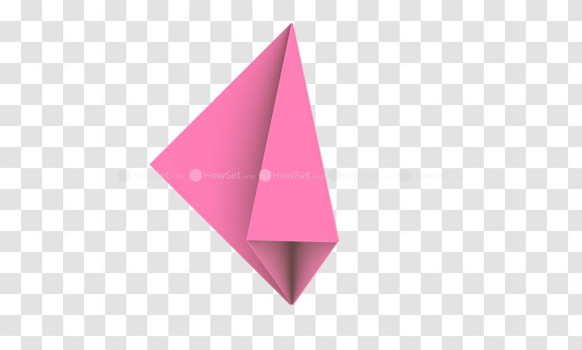Origami Paper Triangle Transparent PNG