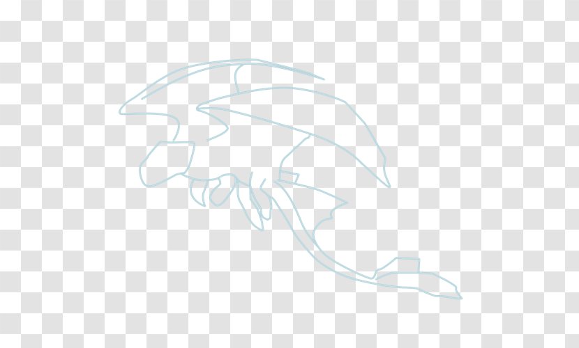 Sketch Black & White - Fictional Character - M Product Design Marine Mammal Transparent PNG