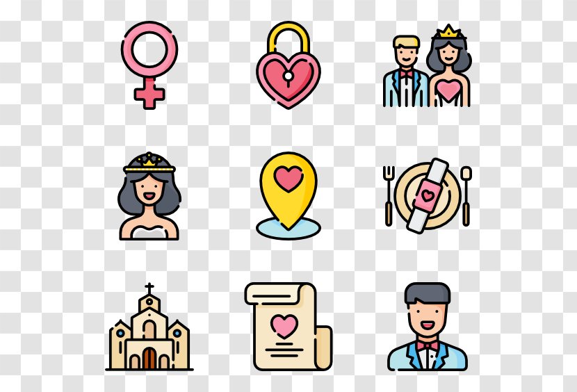 Emoji Wedding - Area - Smile Transparent PNG