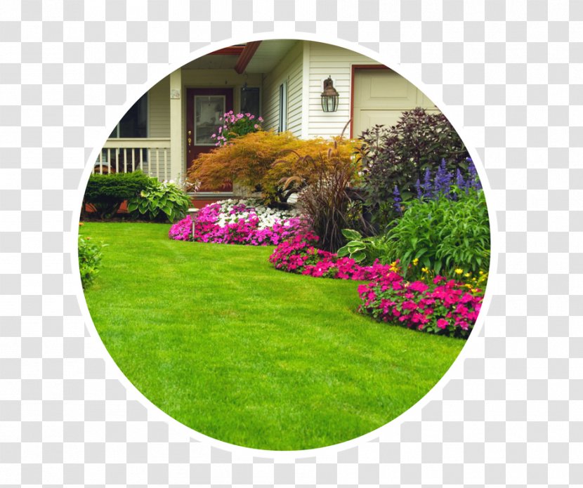 Landscaping Lawn Landscape Maintenance Design - Flower - House Transparent PNG