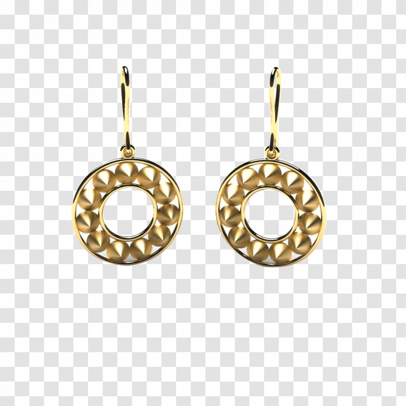 Earring Jewellery Diamond Bitxi - Gold Transparent PNG