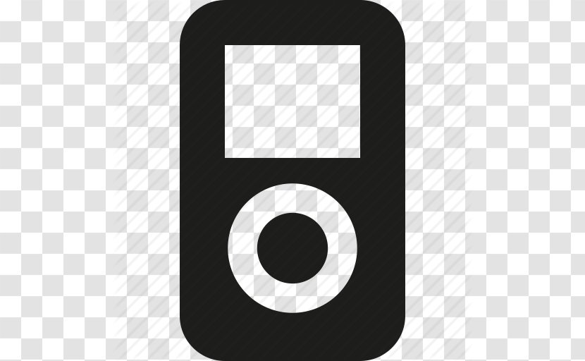 IPod Brand - Text - Black Ipod Icon Transparent PNG