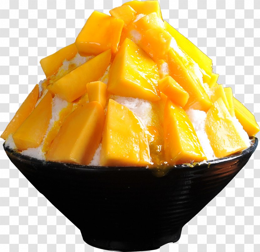 Mango Pudding Juice Sago Soup - Dessert - Ice Transparent PNG