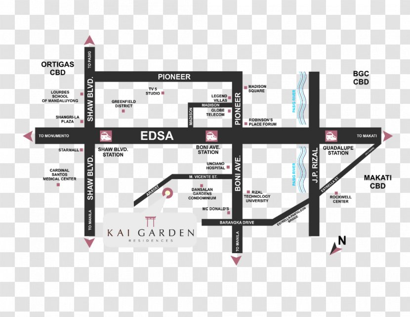 Boni MRT Station Kai Garden Residences House Condominium Makati - Real Estate Transparent PNG