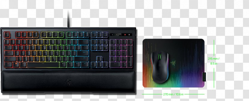 Computer Mouse Keyboard Razer Sphex V2 Multicolour Hardware/Electronic Mats Inc. - Kraken Pro - Laser Cartridge 270 Transparent PNG