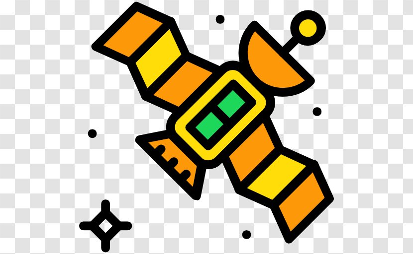 Clip Art - Satellite - Yellow Transparent PNG