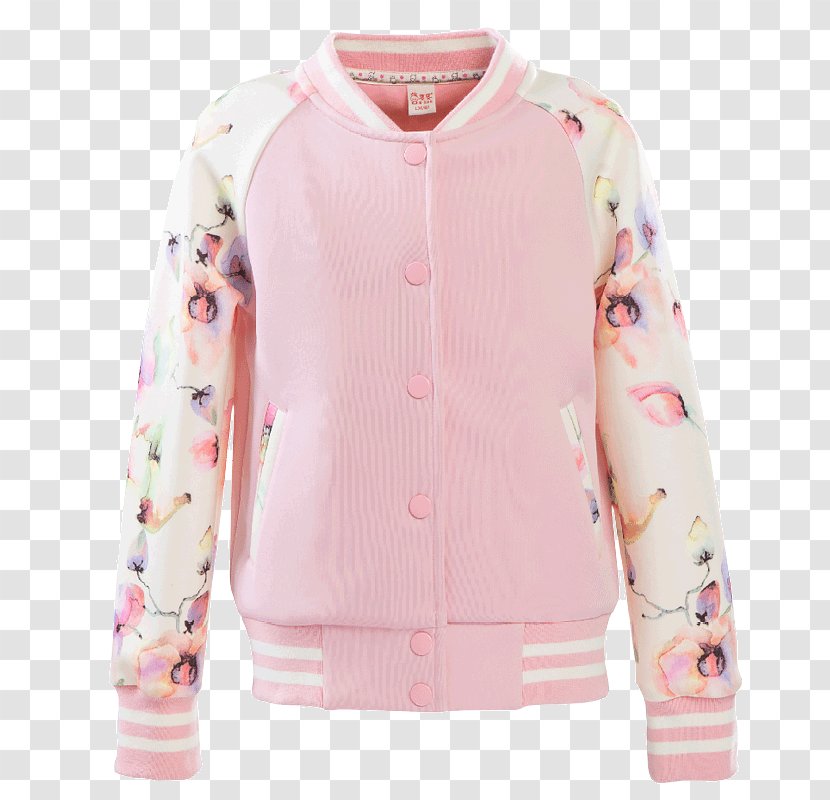 Hoodie Bluza Sweater Jacket - Pink Transparent PNG