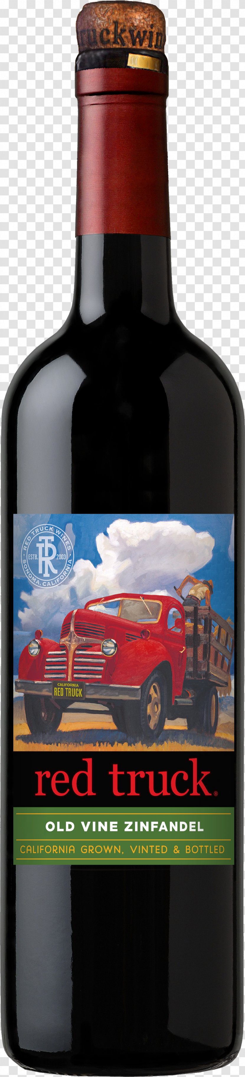 Liqueur Red Truck Wines Sonoma Rosé - Alcohol - Wine Transparent PNG