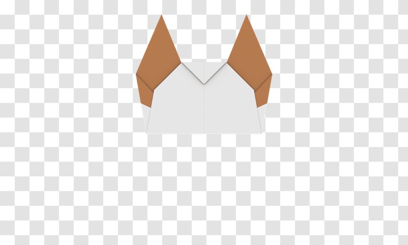 Paper Origami Line Angle - Triangle - Dog Transparent PNG