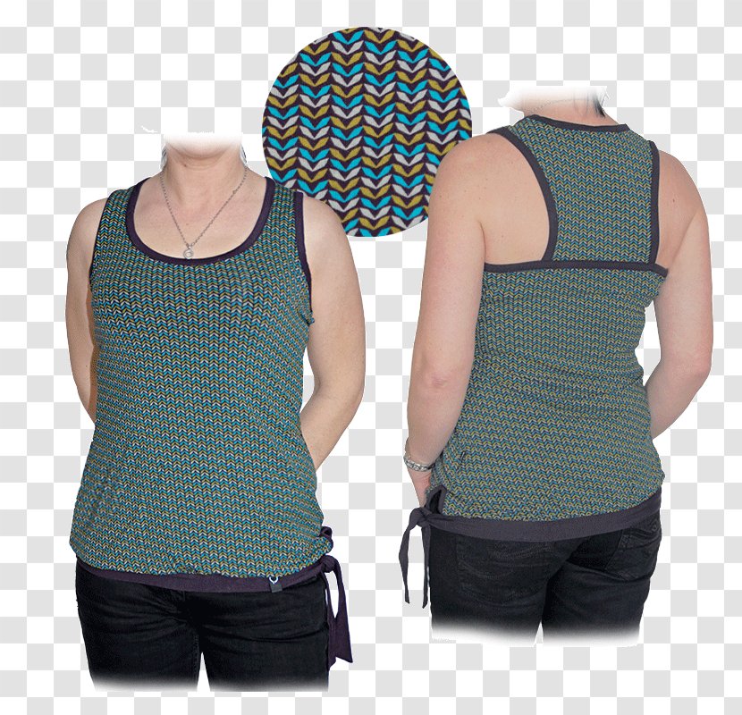 Gilets T-shirt Polka Dot Sleeveless Shirt - Clothing Transparent PNG