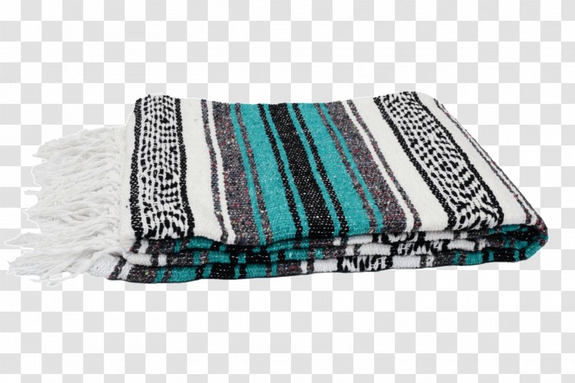 Serape Blanket Poncho Saltillo Turquoise - Green Transparent PNG