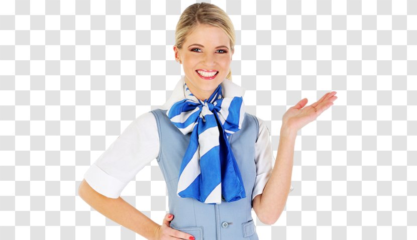 Air Travel Airplane Flight Attendant Aircraft Cabin Airline - Outerwear Transparent PNG