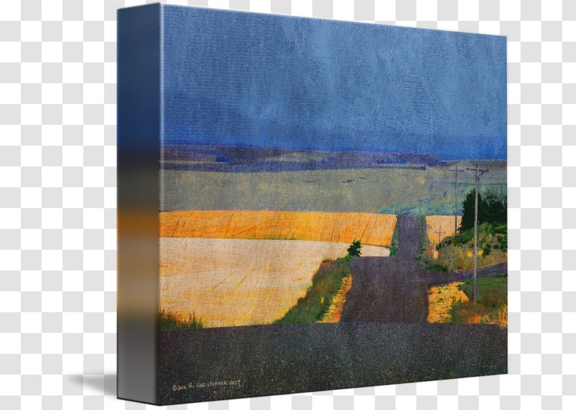 Painting Picture Frames Rectangle Sky Plc Image - Dirt Roads Transparent PNG