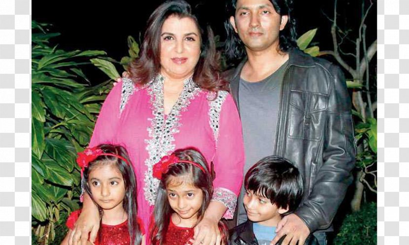 Farah Khan Family Bollywood Film Director Female - Flower Transparent PNG