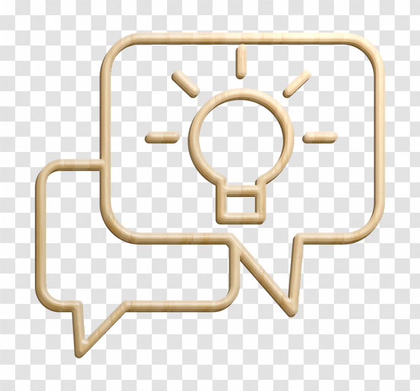 Idea Icon Chat Icon Creative Icon Transparent PNG