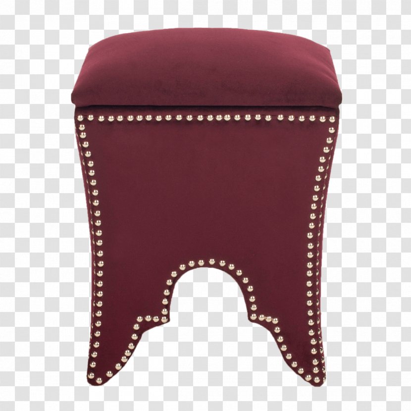 Foot Rests Maroon Purple Furniture Magenta - Plum - Ottoman Transparent PNG