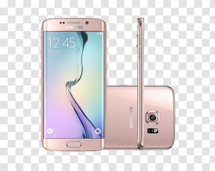 Samsung Galaxy S6 Edge Android 4G Telephone - S6edga Transparent PNG