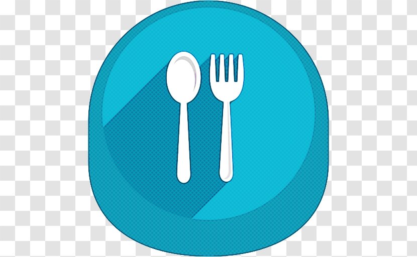 Cartoon Cloud - Turquoise - Kitchen Utensil Spoon Transparent PNG