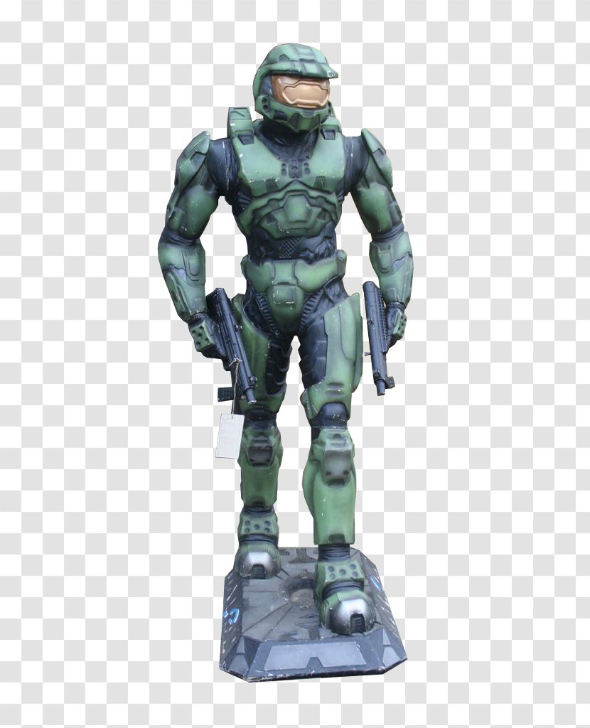 Figurine Statue Master Chief Action & Toy Figures Sculpture - Star Wars Transparent PNG