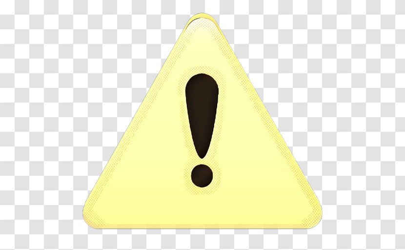 Yellow Triangle Symbol Transparent PNG