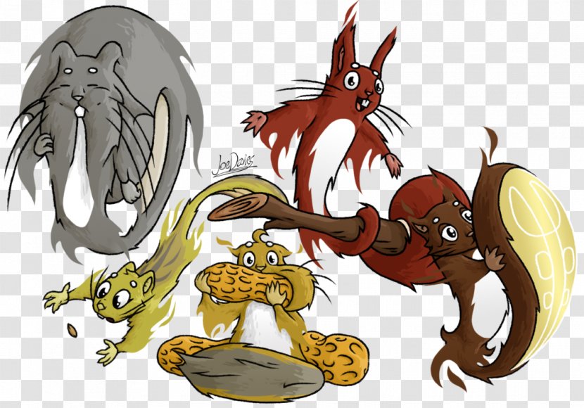 Cartoon Tail Fiction Carnivora - Organism - Squirrel Appreciation Day Transparent PNG