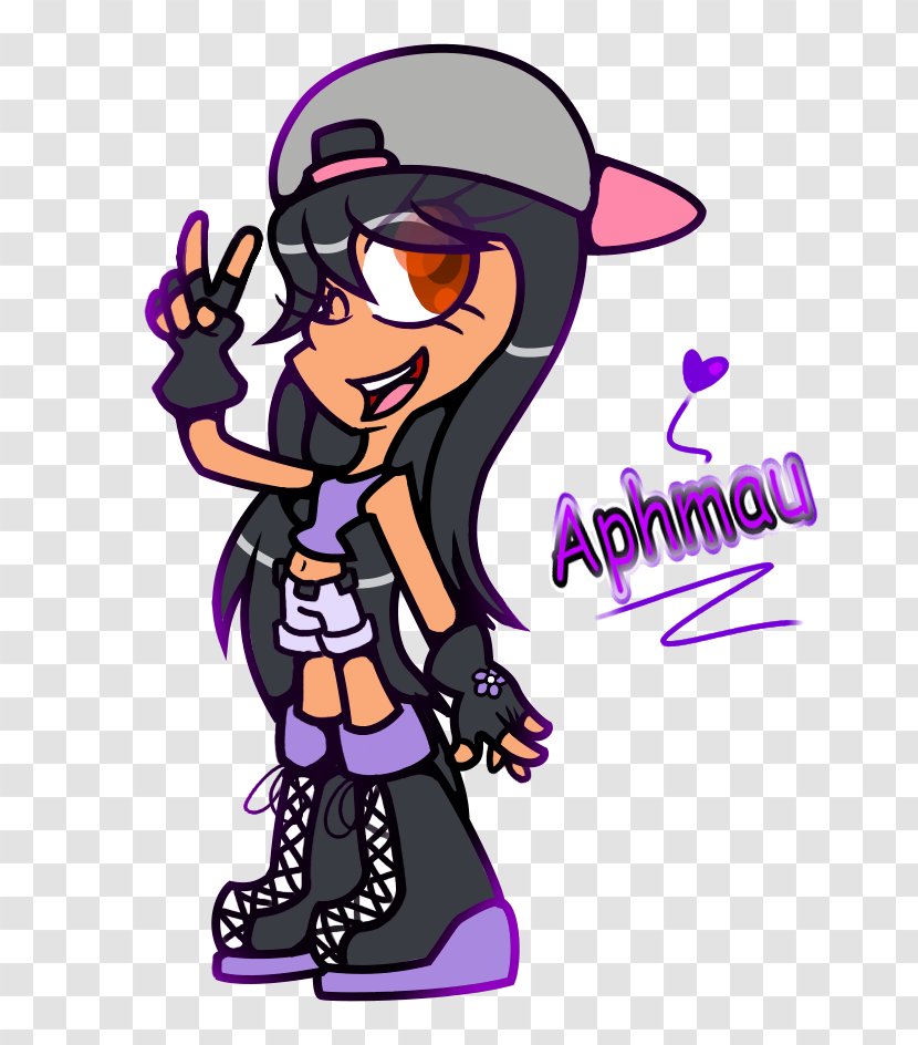 Fan Art Aphmau Drawing - Silhouette Transparent PNG