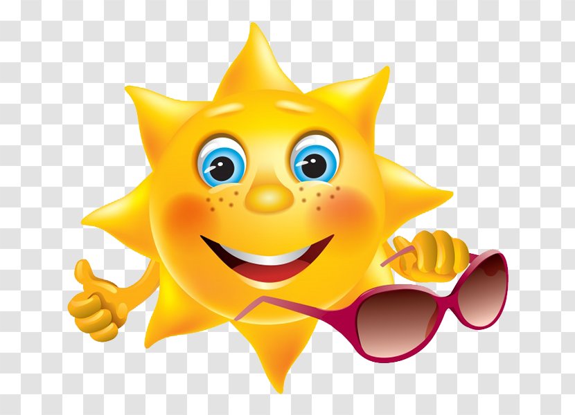 The Sun - Illustration - Emoji Transparent PNG