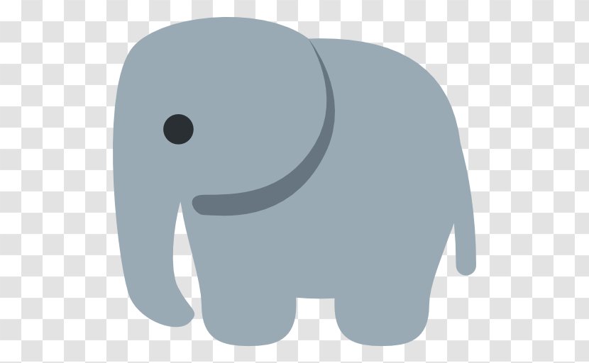Indian Elephant African Emojipedia - Snout Transparent PNG