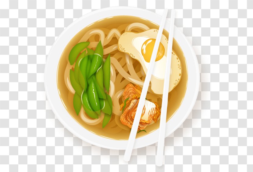 Asian Cuisine Chinese Noodles Instant Noodle Laksa - Broth Transparent PNG