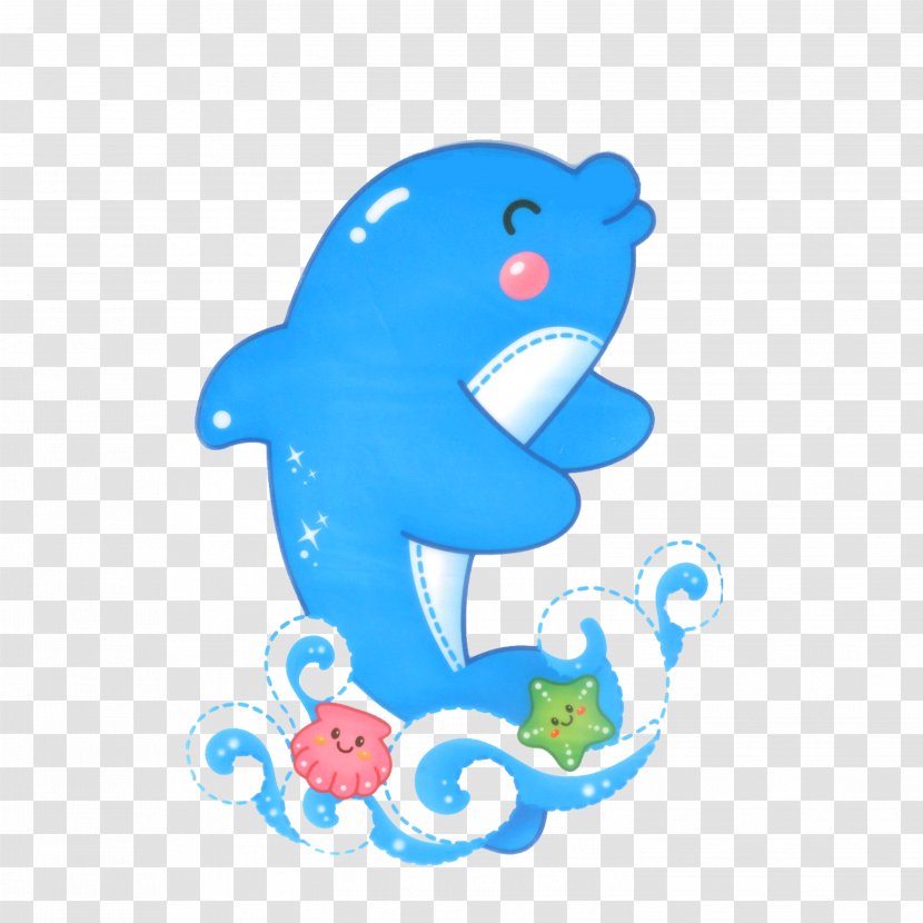 Cartoon Cuteness - Whale - Dolphin Transparent PNG