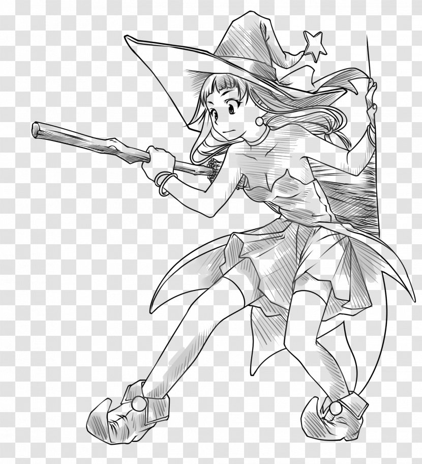 Boszorkxe1ny Broom Wand - Tree - Little Witch Transparent PNG