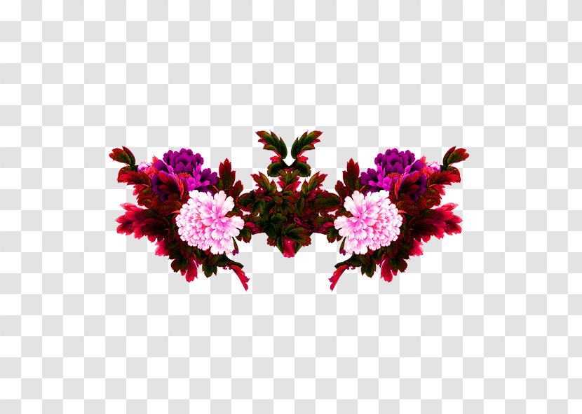 Moutan Peony Icon - Cut Flowers - Large Garland Transparent PNG