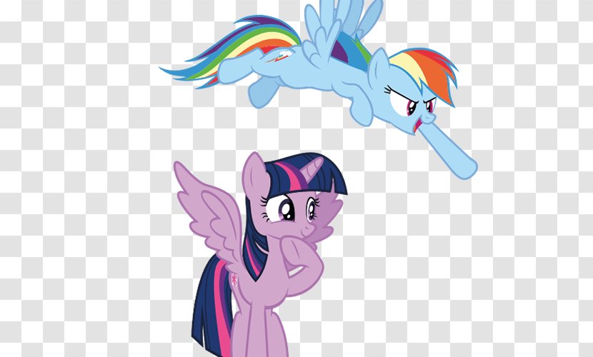 Pony Twilight Sparkle Pinkie Pie Rainbow Dash Rarity - Silhouette - My Little Transparent PNG
