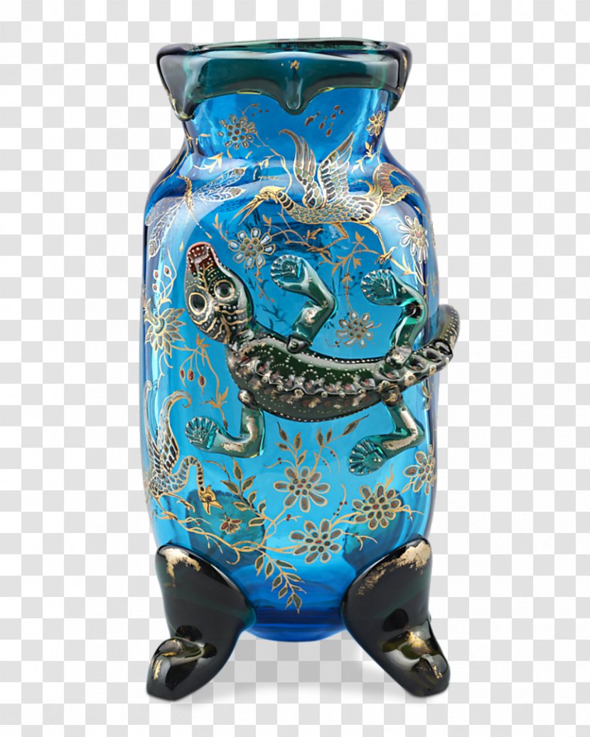Vase Cobalt Blue Ceramic Turquoise - Glass Transparent PNG