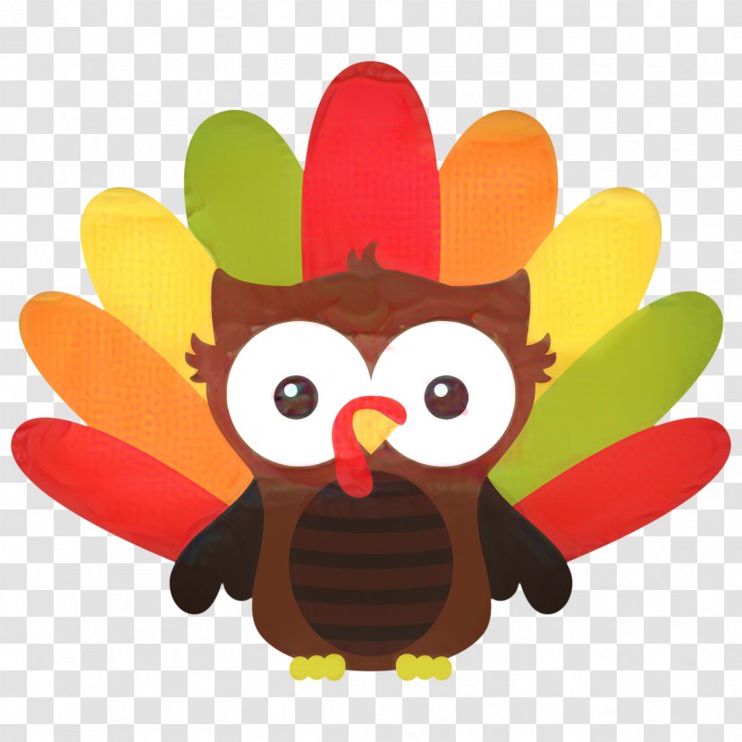 Turkey Thanksgiving Cartoon - Owl - Bird Transparent PNG
