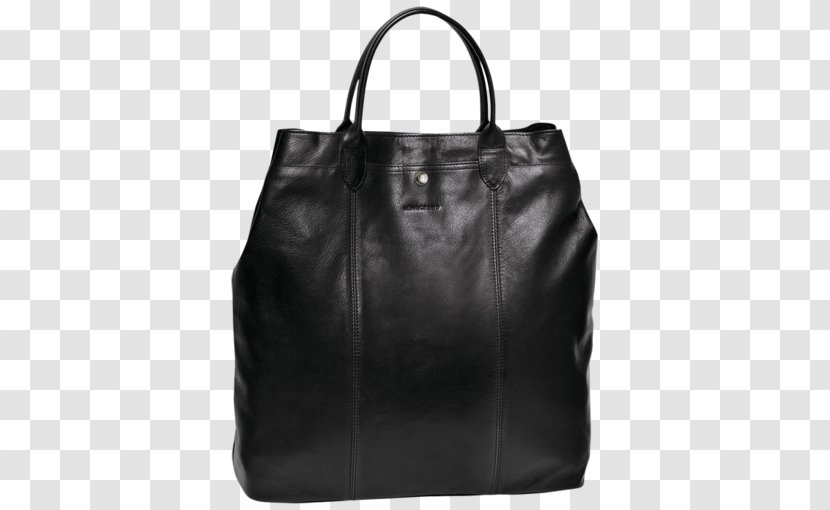 Tote Bag Leather Messenger Bags Baggage - Black Transparent PNG