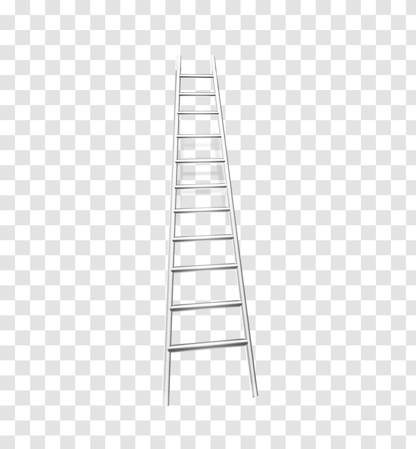 Black And White Angle - Ladder Transparent PNG