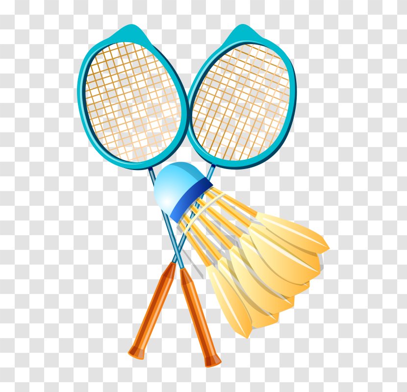 Badmintonracket Shuttlecock - Tennis Racket Accessory - Badminton Transparent PNG