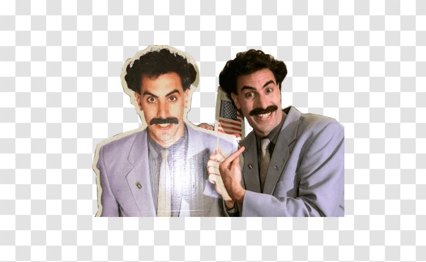 Sacha Baron Cohen Borat Film Moustache Kazakhstan - Face Transparent PNG