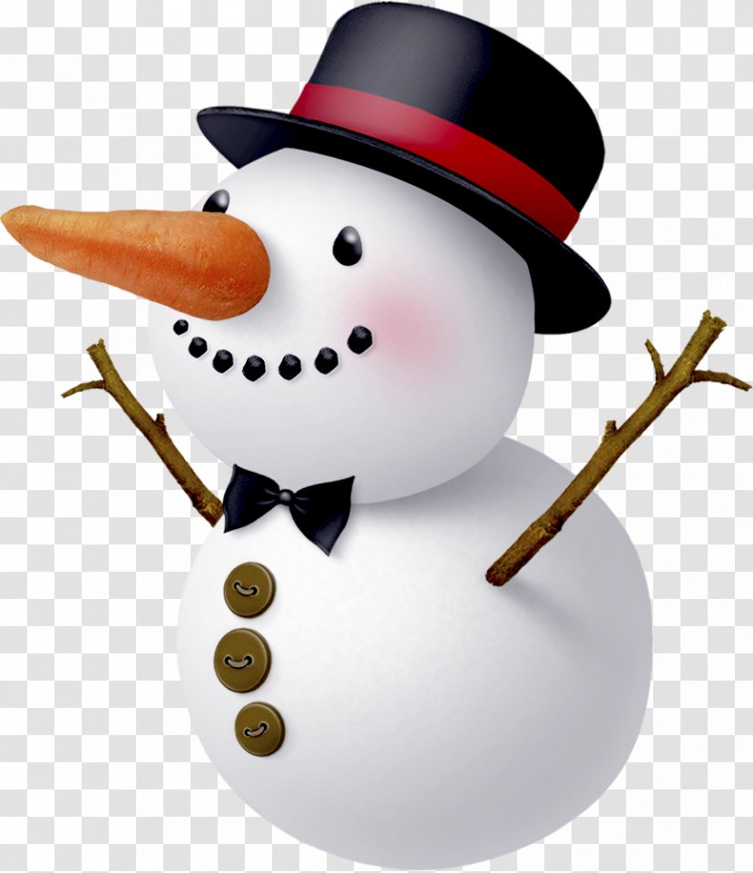 Olaf Snowman Christmas Day Elsa Santa Claus - Cartoon Top Hat Transparent PNG