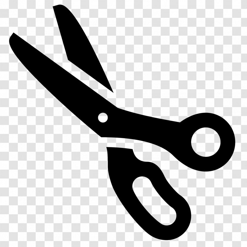 Scissors Clip Art - Black And White - Eyeball Transparent PNG