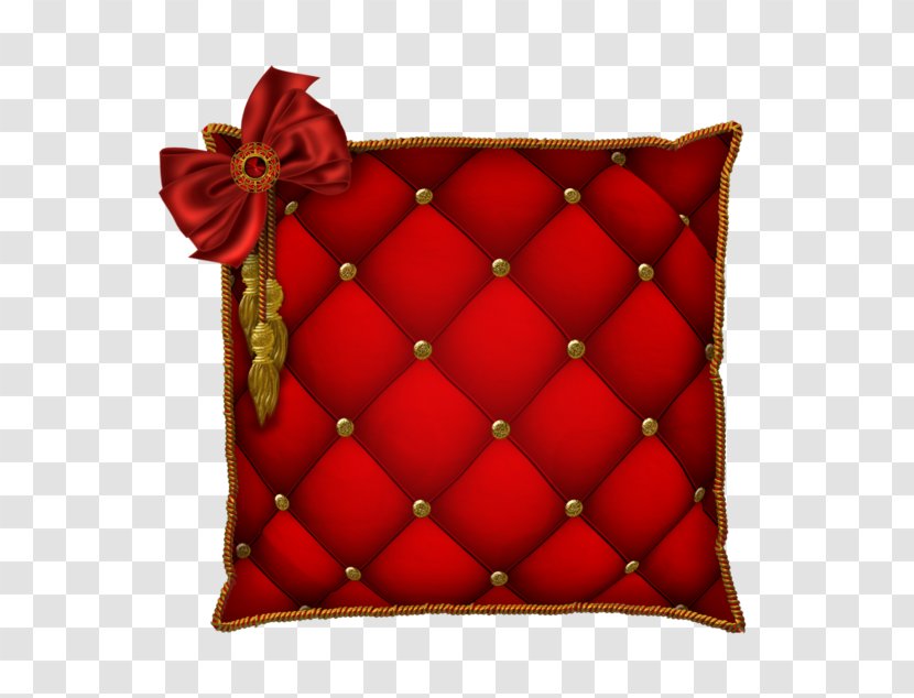 Throw Pillows Cushion - Red Transparent PNG