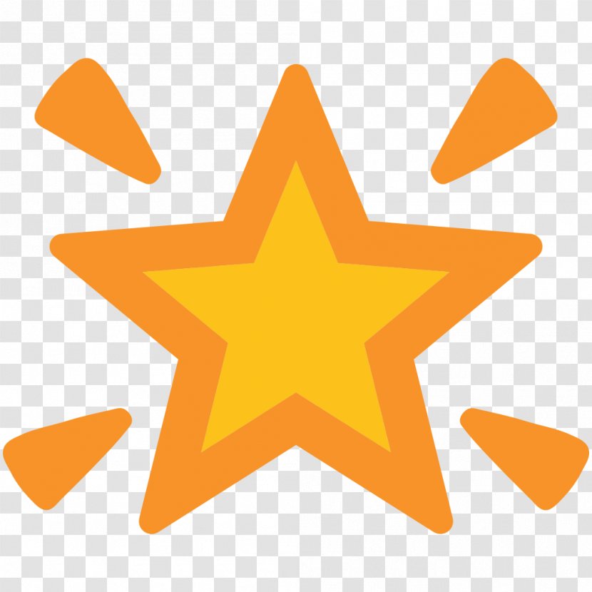 Emoji Star Sticker Symbol Emoticon - Sms - Sparkles Transparent PNG