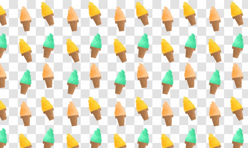 Party Hat Yellow Triangle - Cartoon Ice Cream Transparent PNG