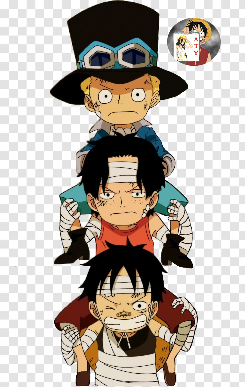 Monkey D. Luffy Portgas Ace Sabo Nami - Silhouette - One Piece Treasure Cruise Transparent PNG